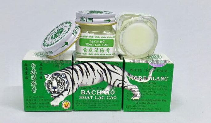 White tiger balm Vietnam tigre blanc ointment pain relief