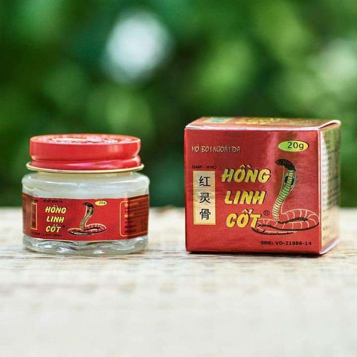 cobra snake venom cream hong linh cot