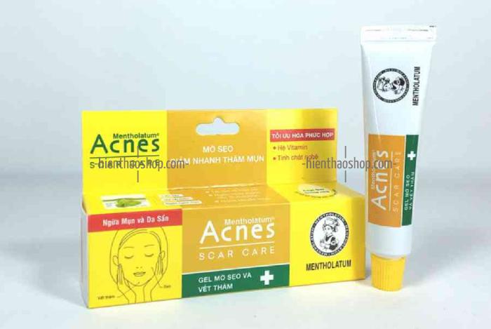 acnes mentholatum anti scar care