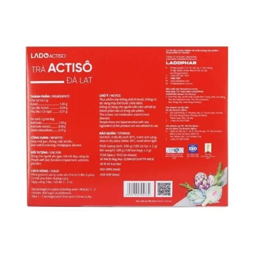 Artichoke Teabag ladophar 100 bags