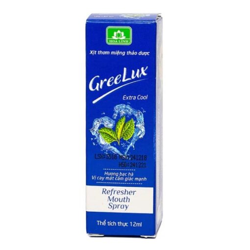 greelux herbal refresher mouth spray 12ml