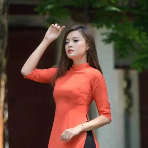 Double Layers Ao Dai Vietnam