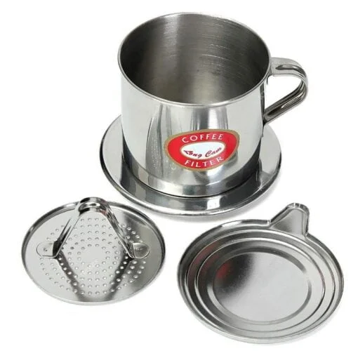 vietnam stainless steel coffee filter set ground coffee