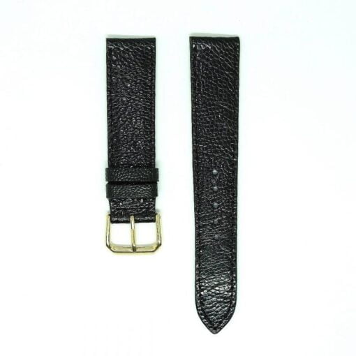 Vietnam Black Ostrich Leather Wrist Watch Strap