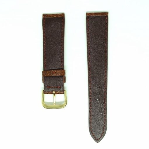 watch-strap-dark-brown-ostrich-leather