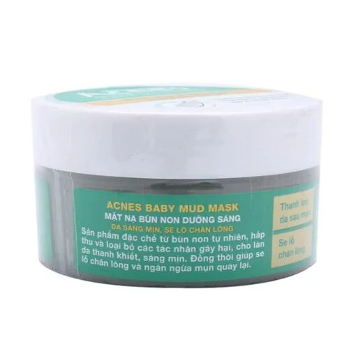 acnes mentholatum baby mud mask 100 grams 2