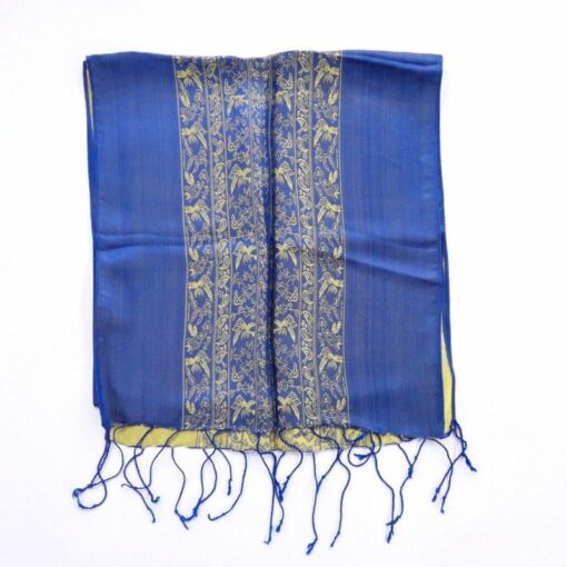 Double Layer Women Scarf Natural Silkworm