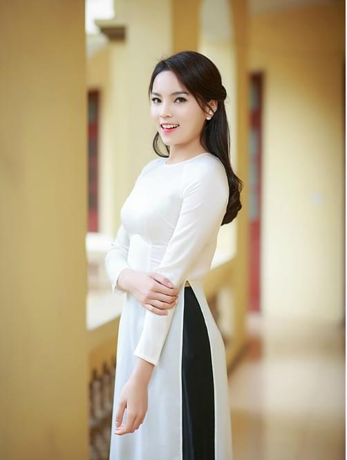 Vietnamese Ao Dai With Skirt