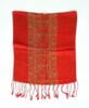 Red Yellow Double Layer Silkworm Women Scarf  