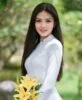 Vietnam traditional tunic white silk Ao Dai