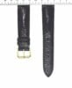Black Watch Strap Ostrich Leather 20mm Grain Pattern
