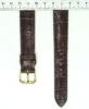 Chocolate Crocodile Alligator Wrist Watch Strap 18mm