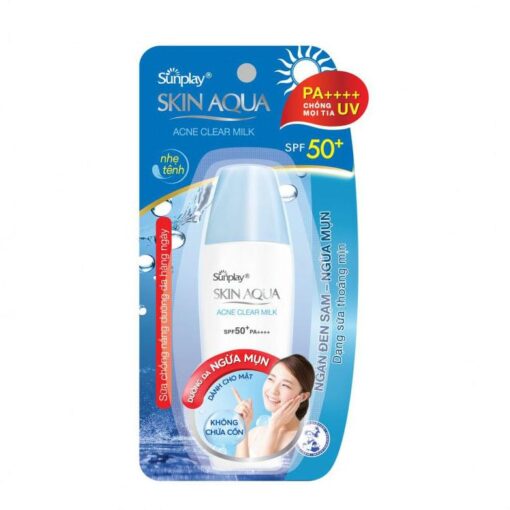 Sunplay Skin Aqua Acne Clear Milk SPF50