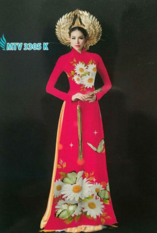 Ao Dai Costume Vietnam 3D