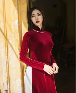 Ao Dai Vietnam Velvet Tailor Made