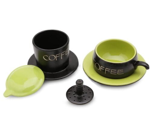 Green Gravity Ceramic Coffee Filter Bat Trang 2