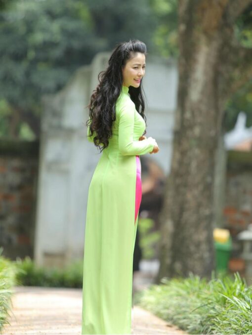 Viet Nam Ao Dai Custom Made Green 2