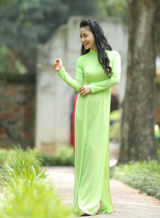 Viet Nam Ao Dai Custom Made Green 3