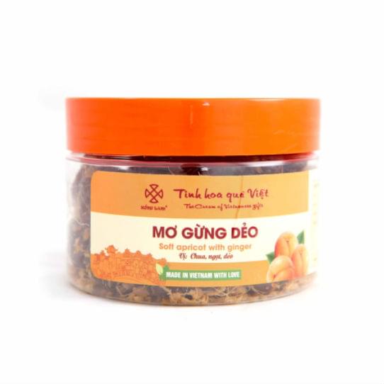 Hong Lam Ginger Soft Apricot Sweet Vietnamese Gift Mo Gung Deo