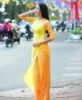 Mixed Yellow Ao Dai Vietnam 2