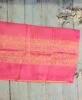 Orange Pink Women Scarves Natural Silkworm 3