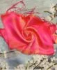 Orange Pink Women Scarves Natural Silkworm