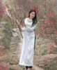 Vietnam Ao Dai Silk Black White 2