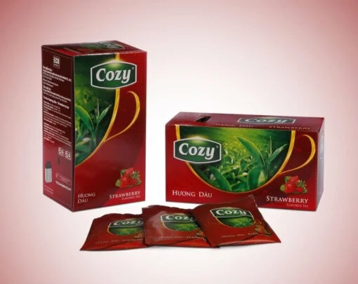 Cozy Strawberry Green Tea 2