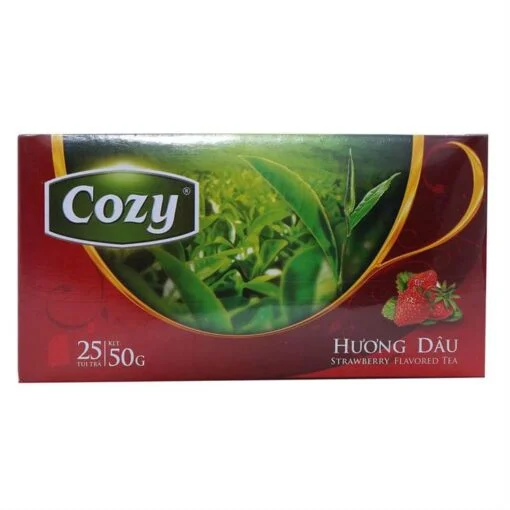 Cozy Strawberry Green Tea