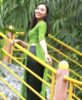 Ao Dai Vietnam Lime Green 3