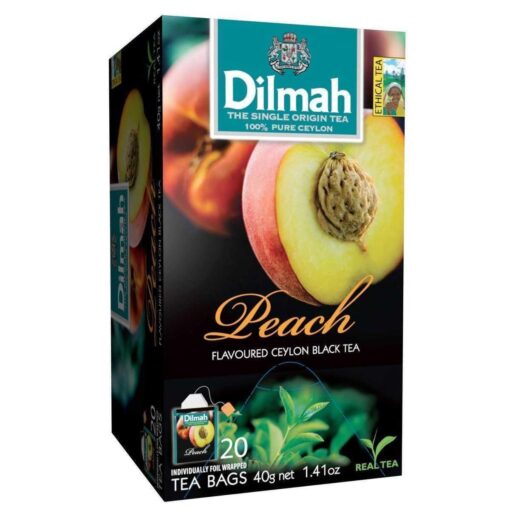 Dilmah Black Tea Peach 2