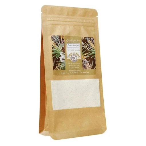 Milaganics Pure Oats Powder 100% Natural 100 Grams - Image 2