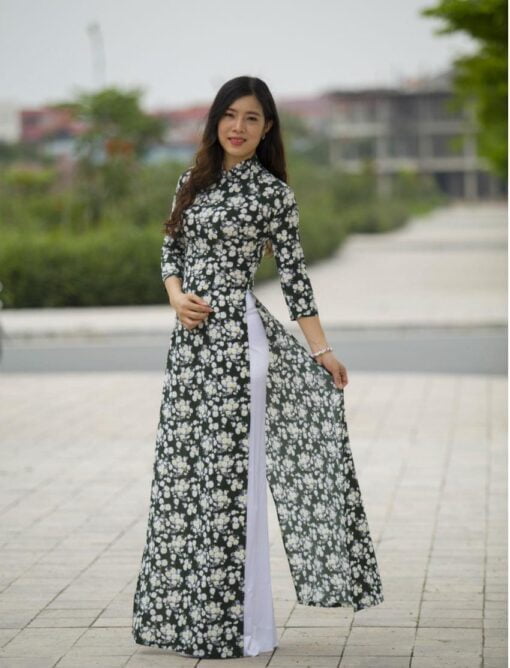 Ao Dai Vietnam New Fabric Collection 4