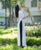 Ao Dai Vietnam White Chiffon 4