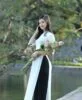 Ao Dai Vietnam White Chiffon