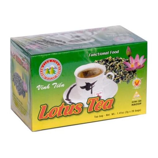 Lotus Tea Vinh Tien Plumula Nelumbinis 15% Tea bags - Hien Thao Shop