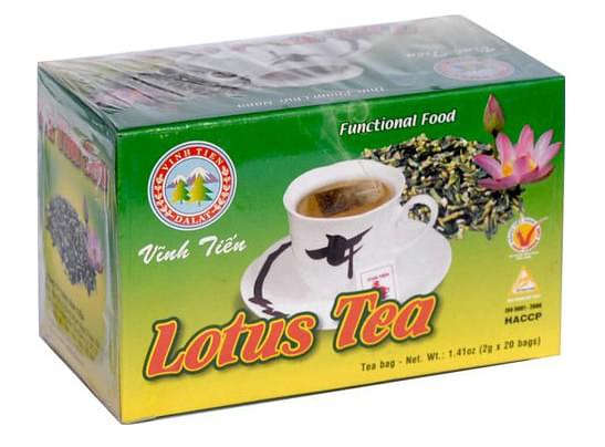 Lotus Tea Vinh Tien Plumula Nelumbinis 15% Tea bags - Hien Thao Shop