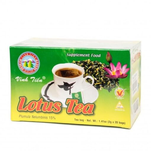 Lotus Tea Vinh Tien Plumula Nelumbinis 15% Tea bags - Hien Thao Shop