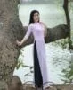 Ao Dai Vietnam Light Pink Chiffon 1