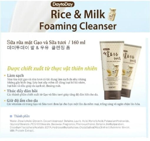 Daytoday Enesti Rice Milk Cleanser 2