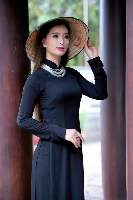 Sell Ao Dai Viet Nam Mysterious Black