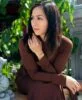 Brown Ao Dai Silk Custom Made