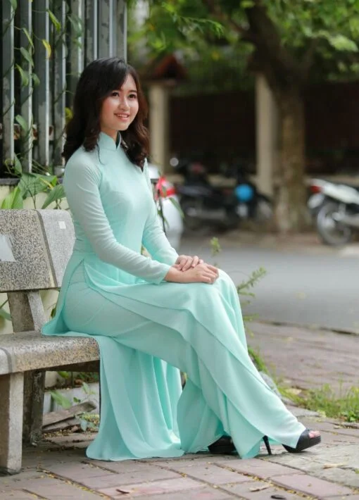 Ao Dai For Sale Double Layer 1