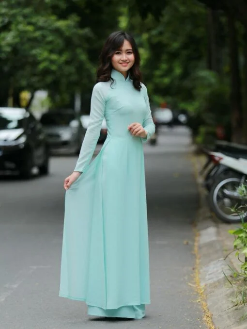 Ao Dai For Sale Double Layer 2