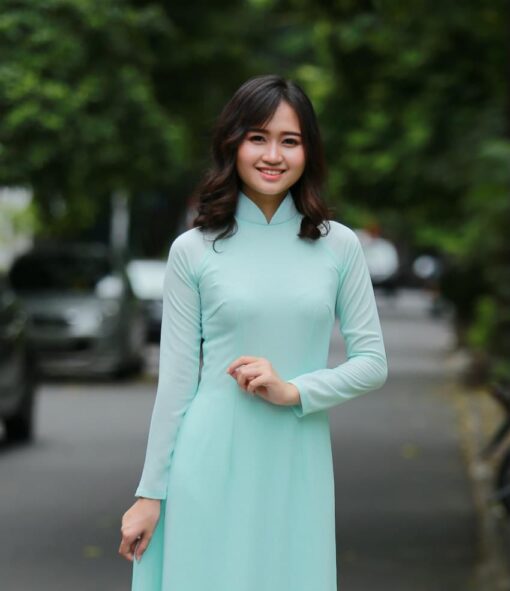Ao Dai For Sale Double Layer
