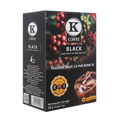 Vietnam Instant Black K Coffee Phuc Sinh