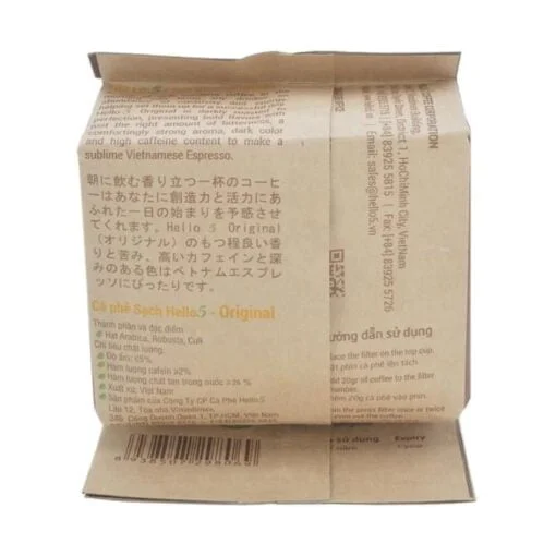 Original Hello 5 Coffee Vietnamese Premium Cafe 250 grams - Image 3
