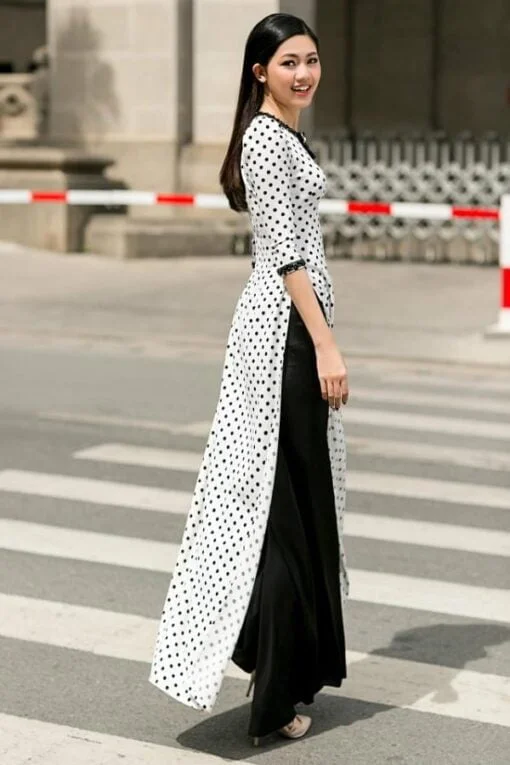 Ao Dai à pois 1