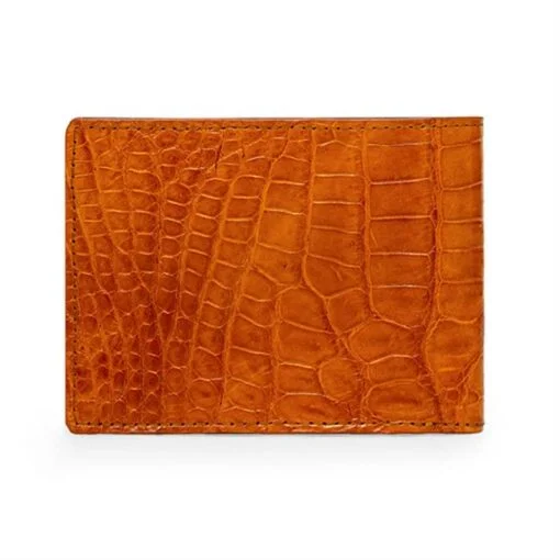 crocodile leather wallet belly skin