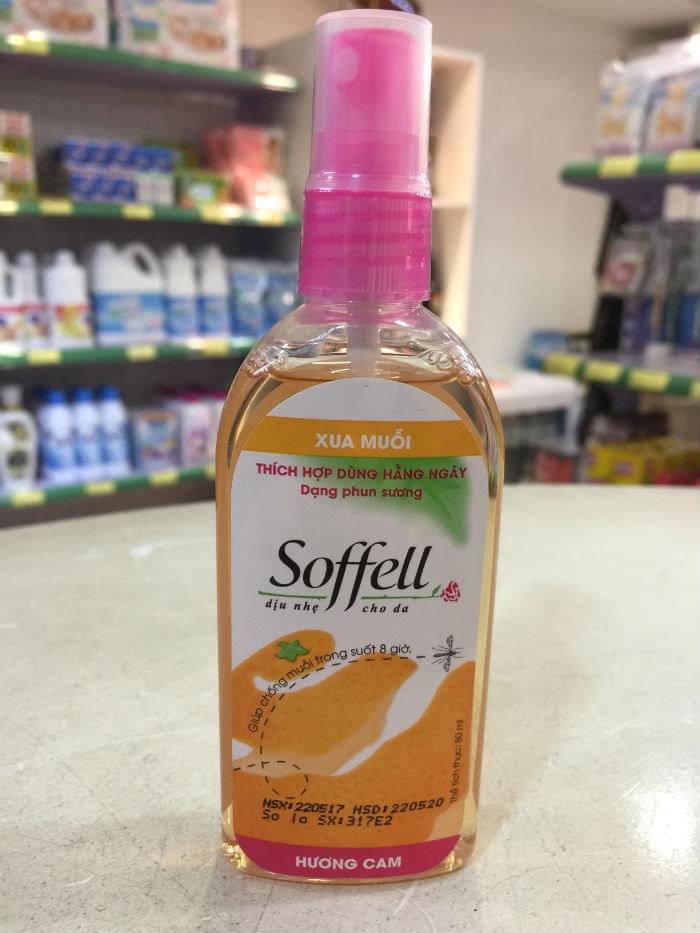 Soffell Mosquito Spray, Anti-Mosquito Up To 8 Hours, 2 bottles